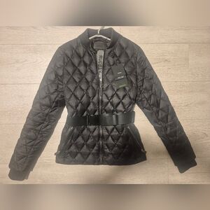 RUDSAK Black Belted Puffer Jacket